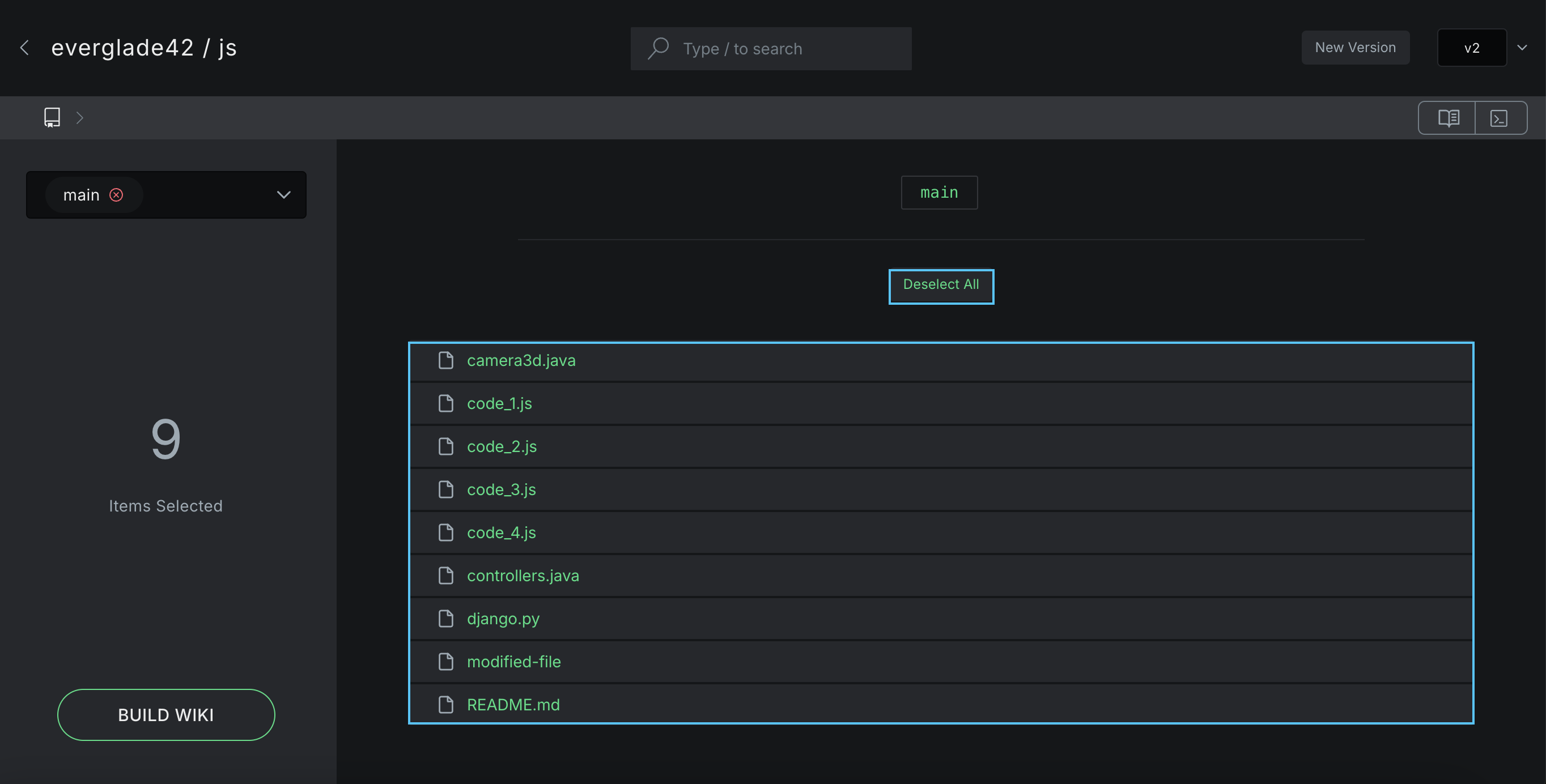 Add all files to Manual Run