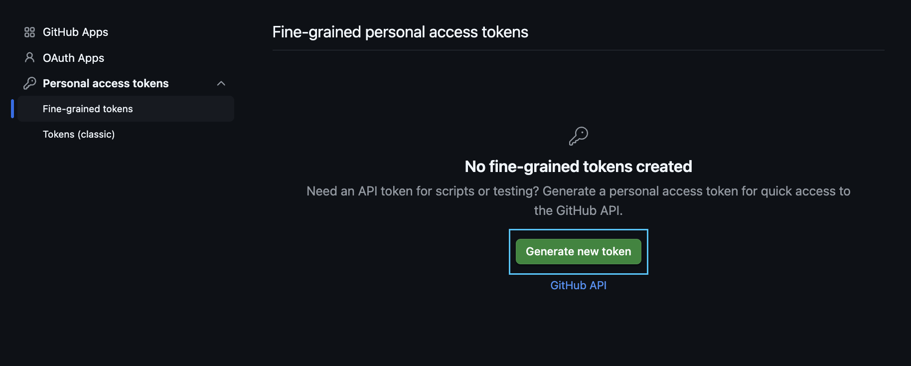 Create a token