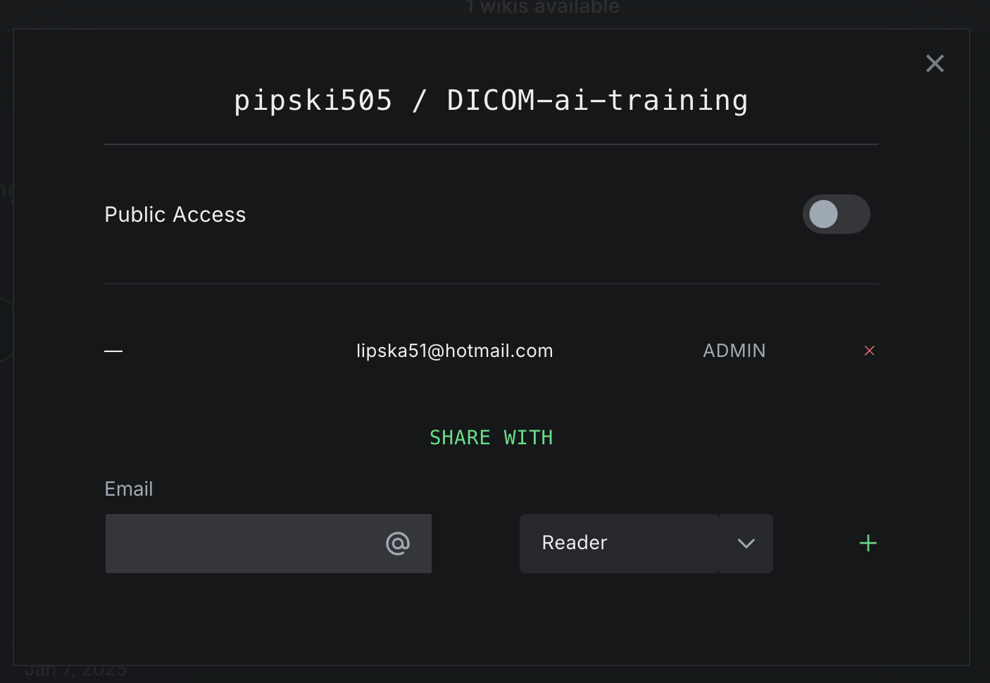 Disable public access