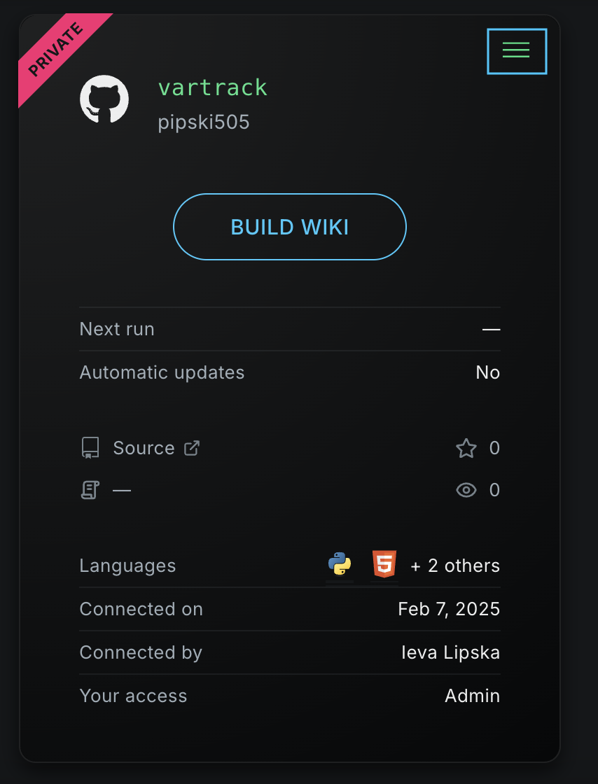 Find the project to delete