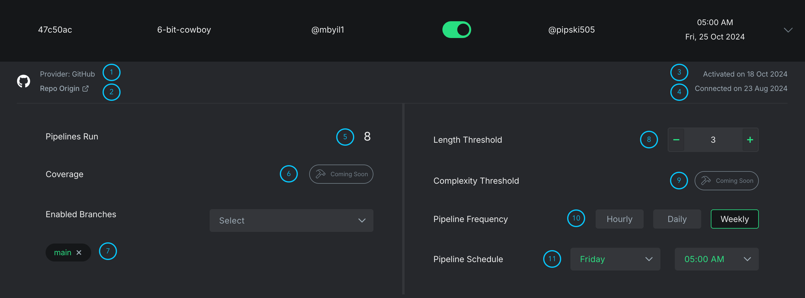 Configure repository settings