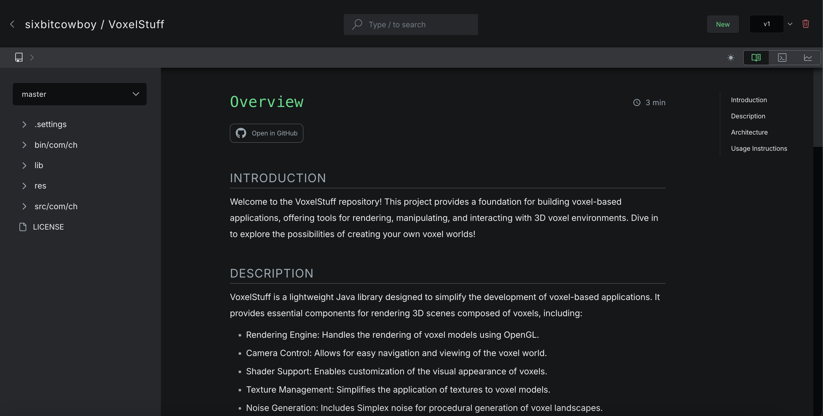 Wiki overview page