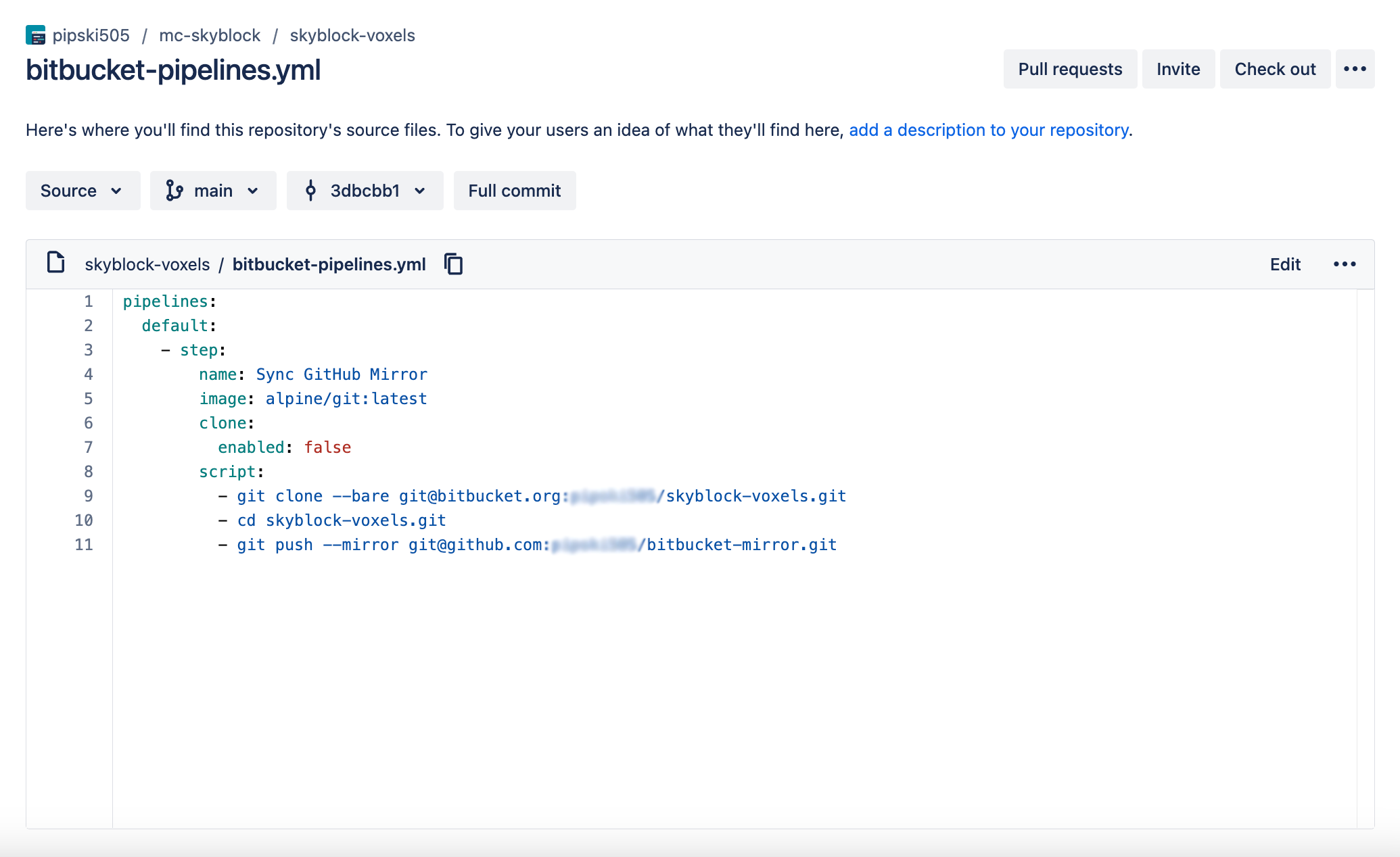 Update your yaml file